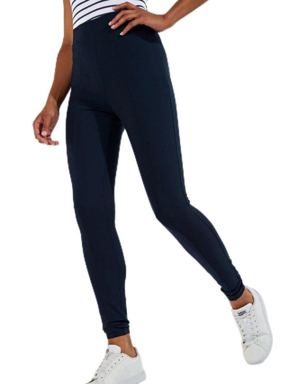 Coolibar Women’s Carsala Cove UPF 50+ Leggings Black Medium $135 Value